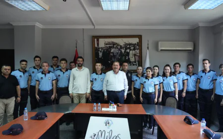 Milas Belediyesi’nde Yeni Zabıta Memurları Göreve Başladı
