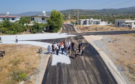 Milas Belediyesi’nden Balcılar Mahallesi’ne 11 Bin m² Asfalt Kaplama