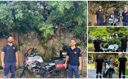 Bodrum ve Marmaris’te Motosikletli 112 Acil Sağlık Ekipleri Göreve Başladı