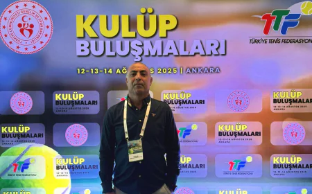 Bodrum Tenis Kulübü’nden Erkan Edis, TTF Kulüpler Buluşması’na Katıldı