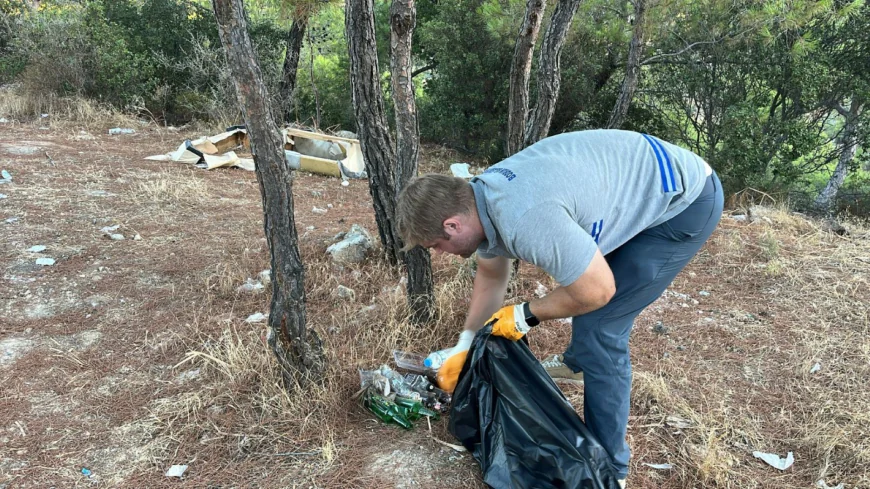 Bodrum Belediyesi Olası Orman Yangınlarına Karşı Temizlik Çalışmalarını Sürdürüyor