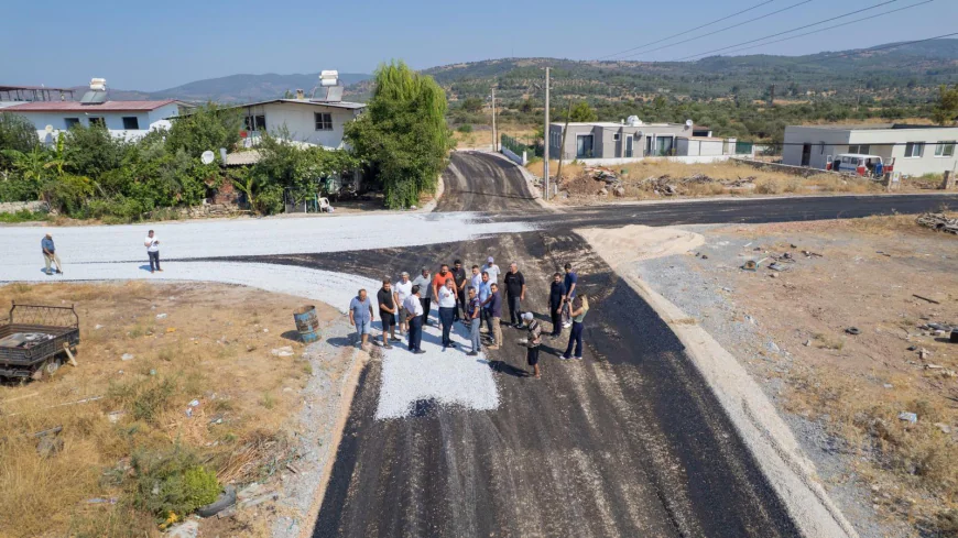 Milas Belediyesi’nden Balcılar Mahallesi’ne 11 Bin m² Asfalt Kaplama