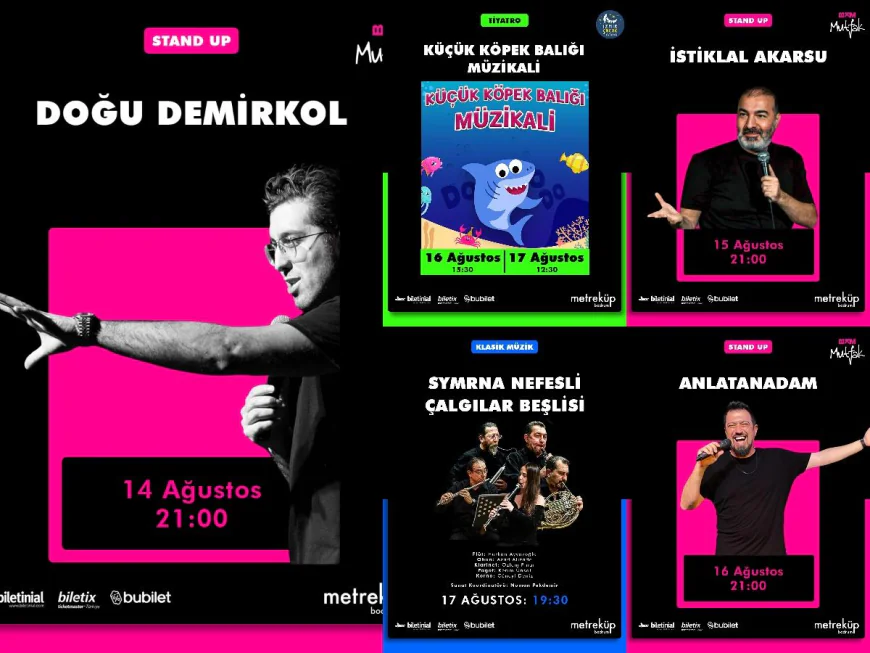 Metreküp Bodrum’da 12–17 Ağustos Haftası Sanat ve Eğlence Dolu Geçecek