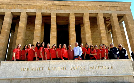 Armada Praxis Yalıkavak Spor’dan Anıtkabir’e Anlamlı Ziyaret