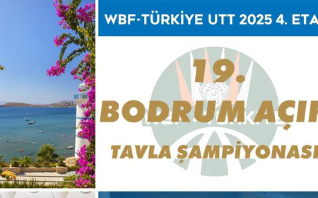 Bodrum Açık Tavla Şampiyonası 12-14 Eylül’de Tavla Tutkunlarını Buluşturacak