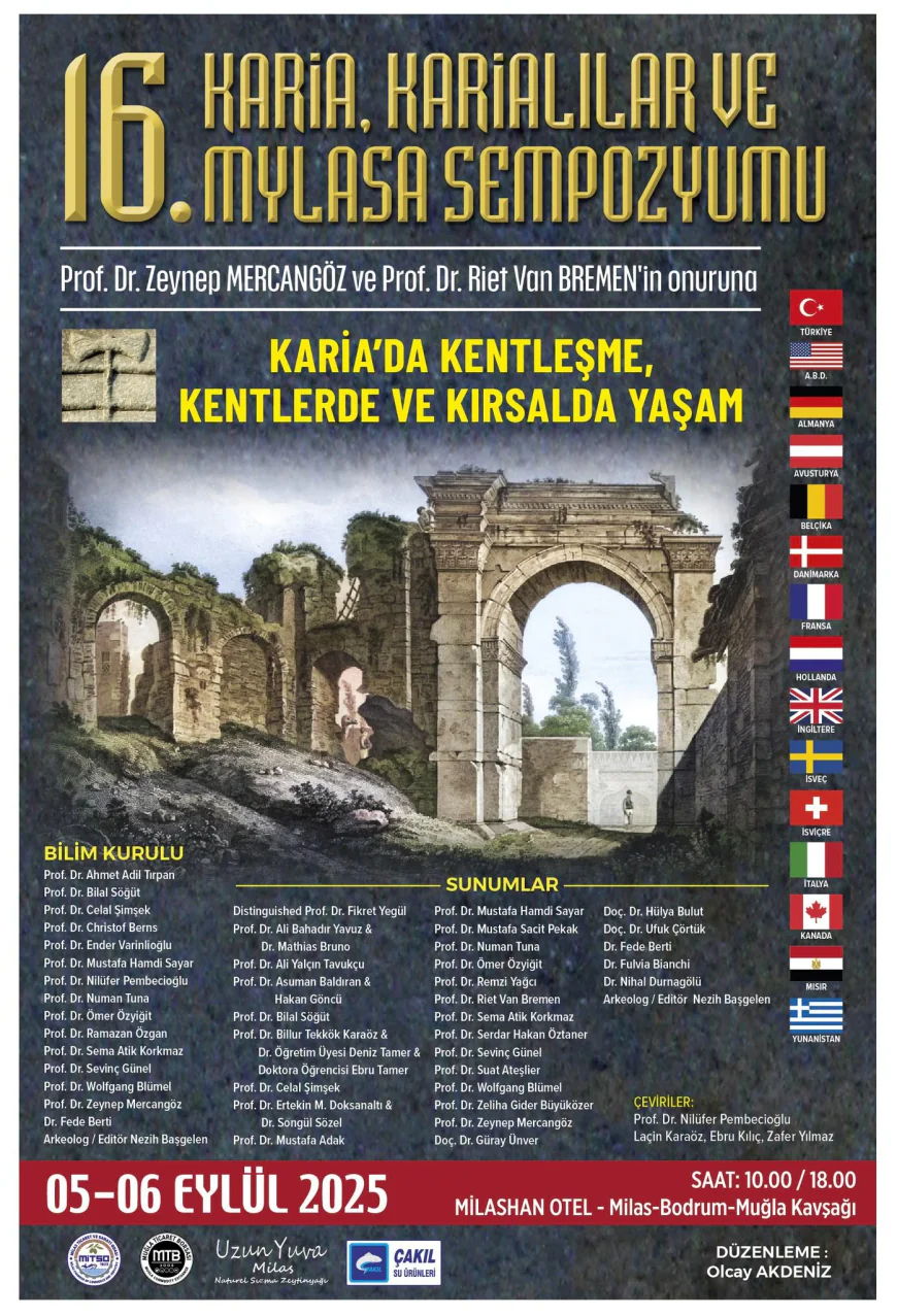 Milas’ta 16. Karya Sempozyumu Başlıyor: Karya’da Kentleşme ve Kırsal Yaşam Tartışılacak