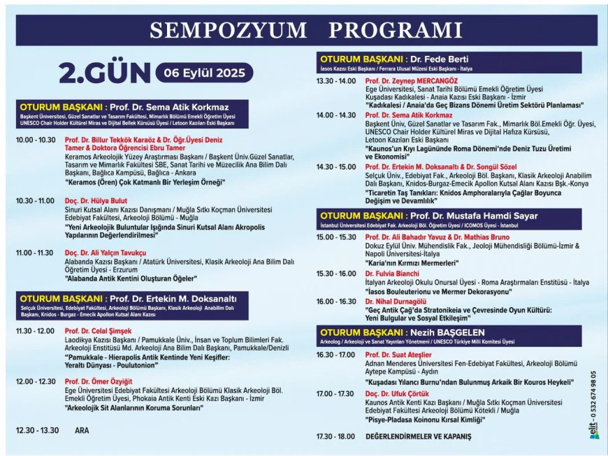 Milas’ta 16. Karya Sempozyumu Başlıyor: Karya’da Kentleşme ve Kırsal Yaşam Tartışılacak
