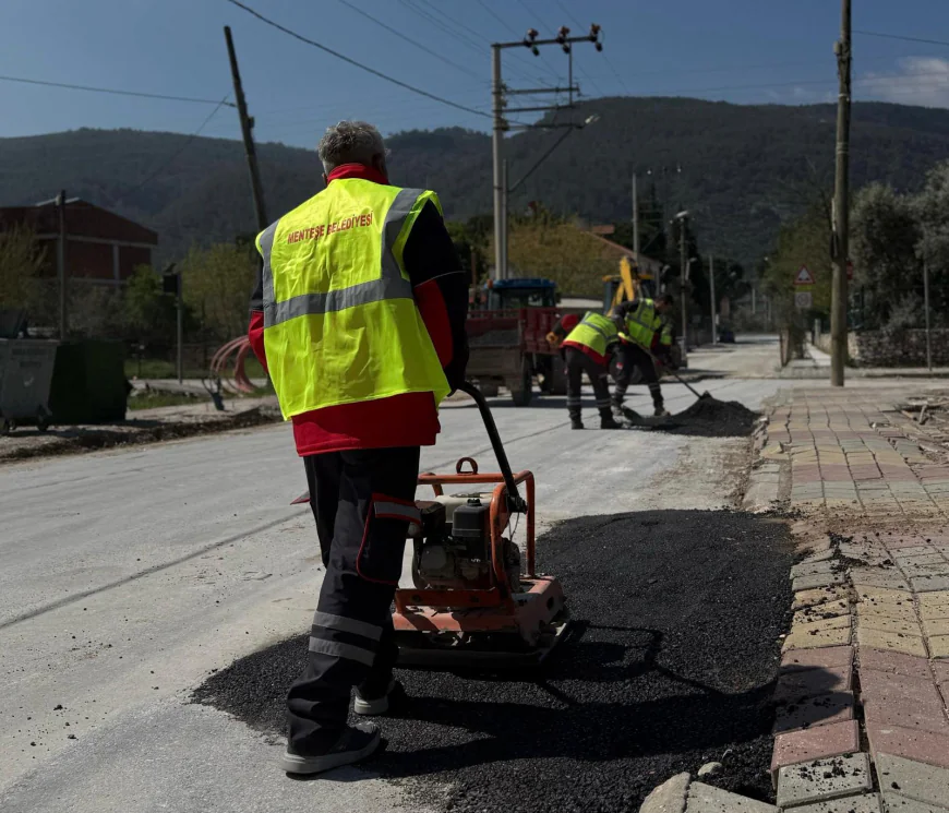 Menteşe Belediyesi’nden Yılbaşından Bu Yana 21 Bin 560 m² Beton Kaplama ve 392 km Yol Düzenleme