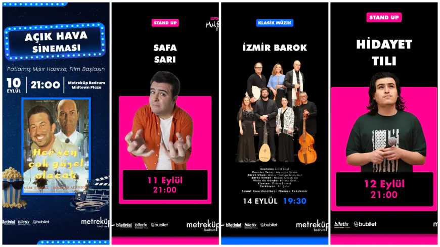 Metreküp Bodrum’da Eylül Akşamları Kahkaha, Nostalji Ve Müzik Bir Arada