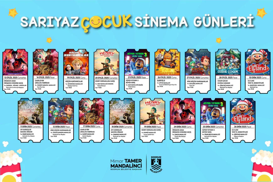 Sarıyaz Çocuk Sinema Günleri 13 Eylülde Başlıyor