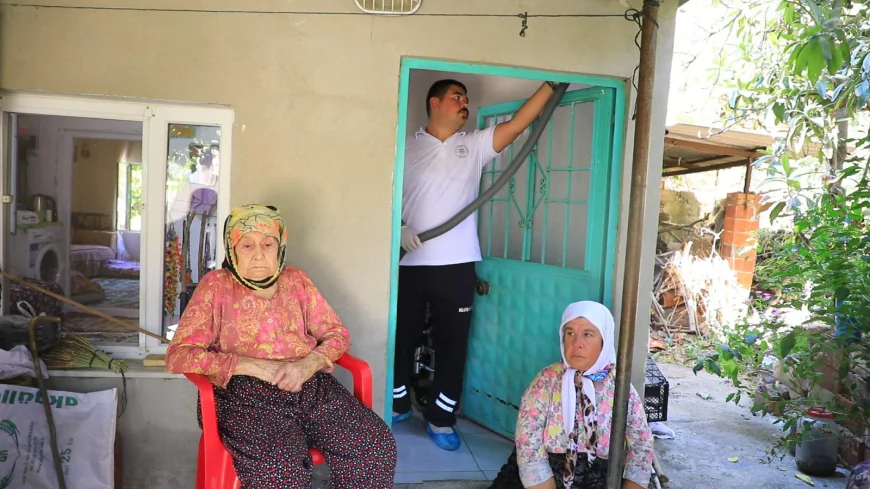 Muğla Büyükşehir Belediyesi’nden Behiye Anne Ve Kızı Fatma’ya Destek