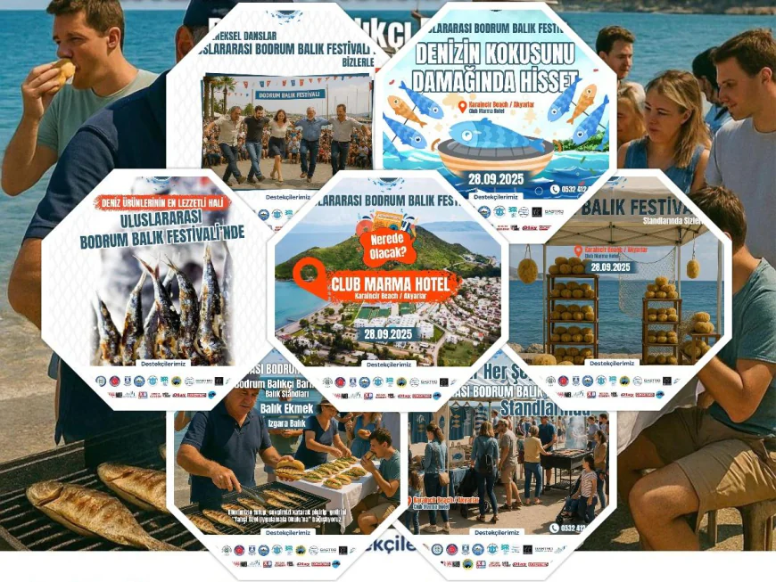 Uluslararası Bodrum Balık Festivali Karaincir Sahili’nde Başlıyor