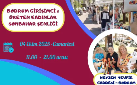 Bodrum Girişimci ve Üreten Kadınlar Etkinliği 4 Ekim’de Başlıyor