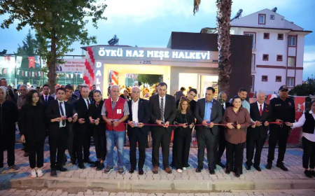 Öykü Nas Meşe’nin Adı Dalaman’da Yaşayacak: Halkevi Duygusal Bir Törenle Açıldı