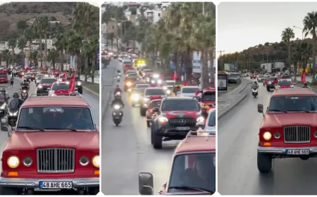 BODOFF’tan 100 Araçla Muhteşem Cumhuriyet Bayramı Korteji