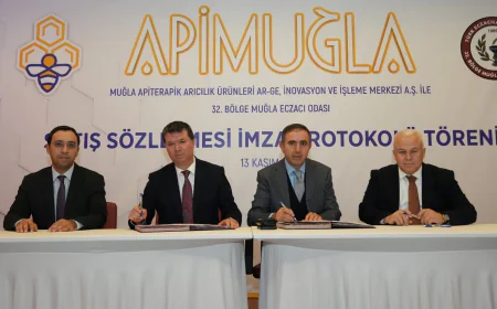 Apimuğla İle Muğla Eczacı Odası Arasında Satış Protokolü İmzalandı