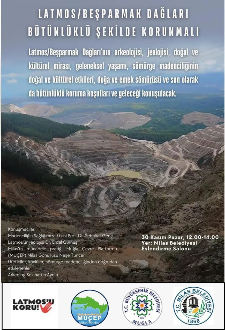 Beşparmak Dağları’nı Koruyalım