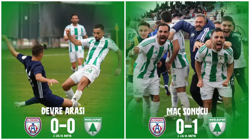 Muğlaspor Altınordu Deplasmanından 1-0’lık Kritik Galibiyetle Döndü