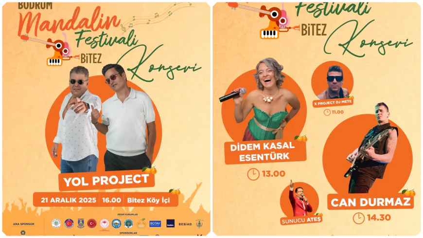 Bodrum Mandalin Festivali 18. Kez Bitez’de Düzenleniyor