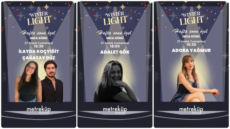 Metreküp Bodrum’da Winter Light – Yeni Yılın Işığı Etkinlikleri Başlıyor