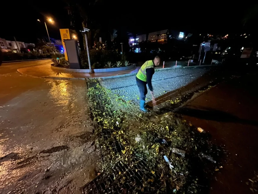 Kamuoyu Bilgilendirmesi: Bodrum’da Ani Sağanak Hayatı Olumsuz Etkiledi