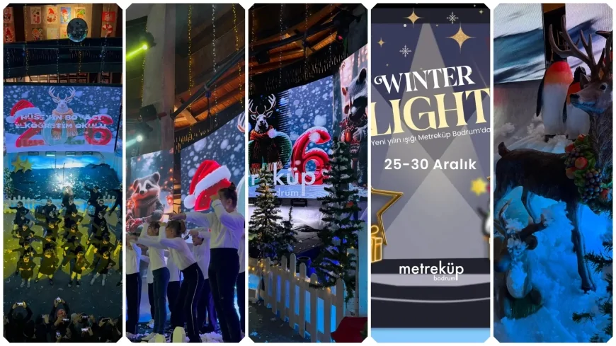 Metreküp Bodrum’da Winter Light – Yeni Yılın Işığı Başladı