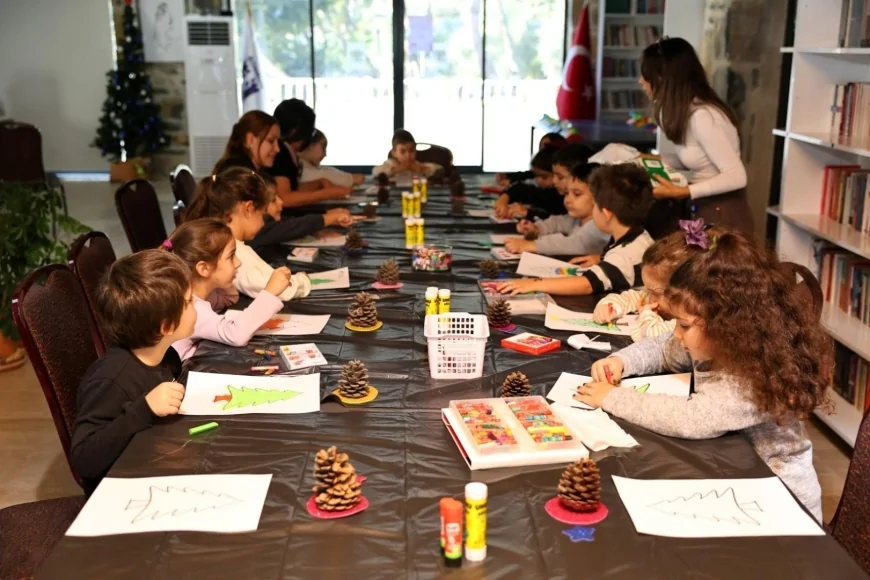 Bodrum Belediyesi’nden Çocuklara Yılbaşı Atölyesi