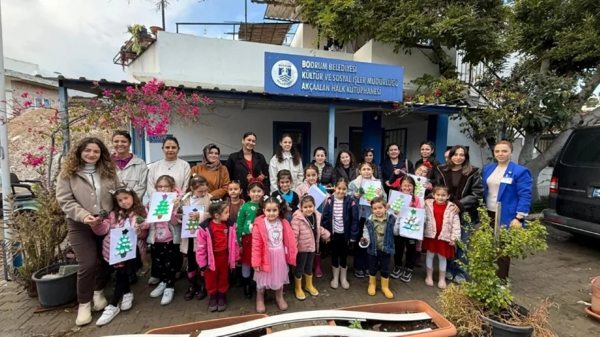 Bodrum Belediyesi’nden Çocuklara Yılbaşı Atölyesi
