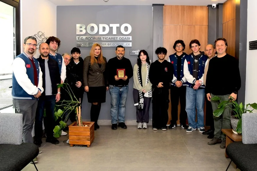 Hannibal Robotics Takımından Bodrum Ticaret Odasına Anlamlı Ziyaret