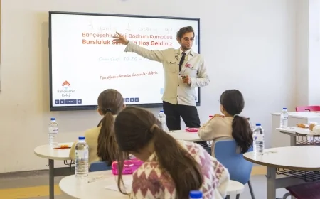 Bahçeşehir Koleji Ortaokul Okula Kabul Sınavı Türkiye Genelinde Eş Zamanlı Gerçekleştirildi