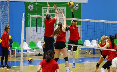 Bodrum’un İncileri Çanakkale Belediyespor Maçına Hazır