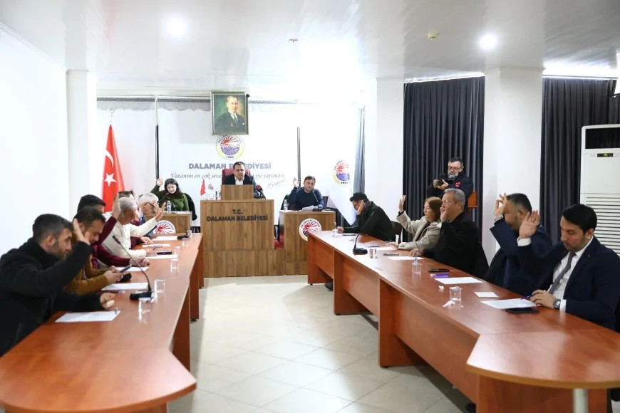 Dalaman Belediyesi Ocak Ayı Meclis Toplantısında 14 Gündem Maddesi Karara Bağlandı