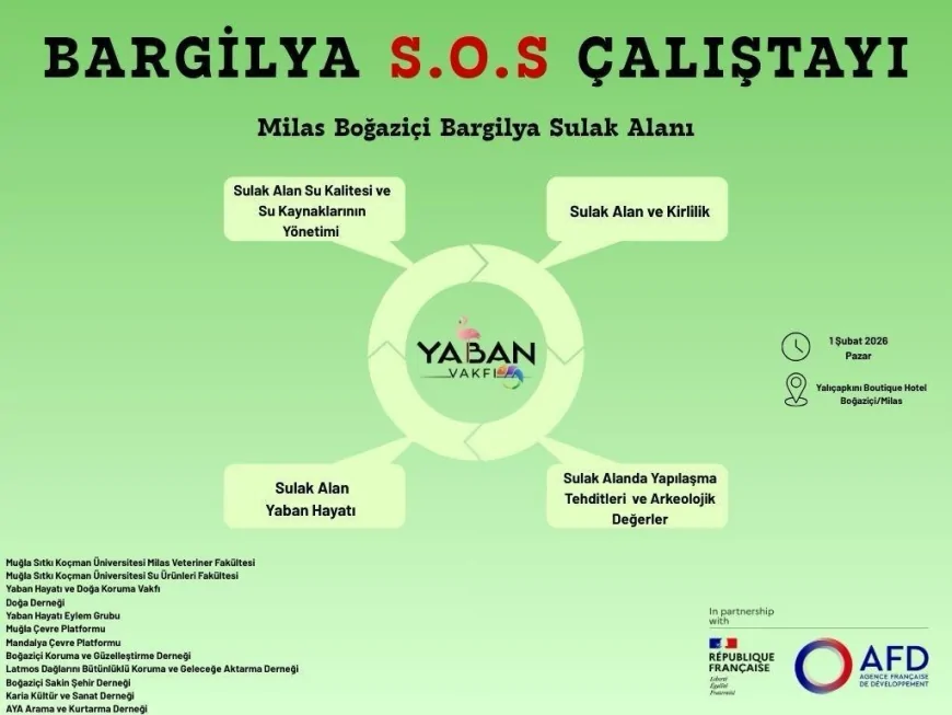 Bargilya Tuzla Sulak Alanı Yok Olma Tehdidi Altında: 1 Şubat’ta Dev Kurtarma Çalıştayı Toplanıyor