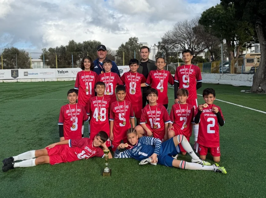 Ortakent Yahşi Spor Kulübü U12 Takımı Namağlup Şampiyon: 14 Maçta Tarihi Başarı