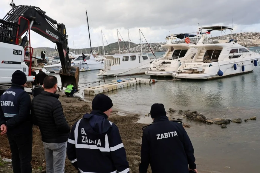 Bodrum Gümbet’te Kaçak Yapı Ve Atıl Tekne Operasyonu: Sahiller Kamuya Açılıyor