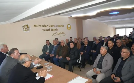 Milas’ta Ortak Akıl Zirvesi: Başkan Topuz Muhtarların Taleplerini Dinledi
