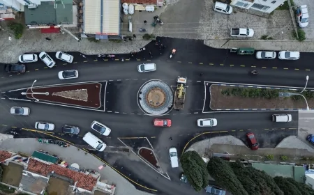 Bodrum’da Trafik Nefes Aldı: Müskebi Kavşağı Mandalin Ağacı Figürüyle Tamamlandı