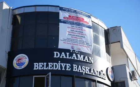 Dalaman Belediyesi’nde Şeffaf Dönem: Başkan Sezer Durmuş Mali Tabloyu Binaya Astı