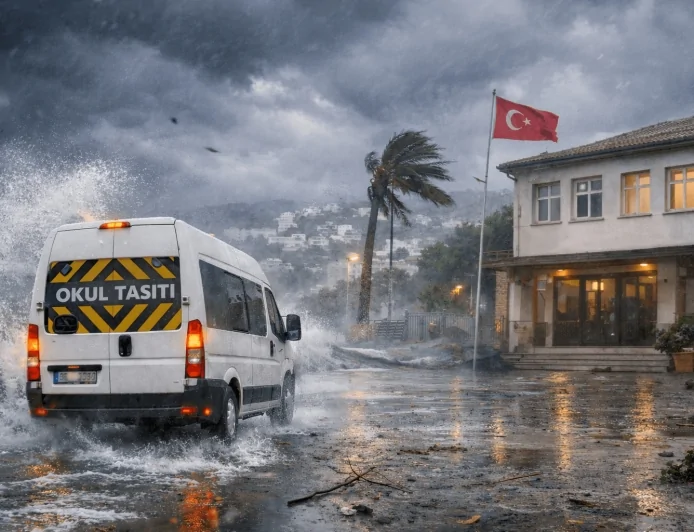 Bodrum'da Okullar Tatil Edildi: 12 Şubat 2026 Perşembe Günü Eğitime Ara Verildi