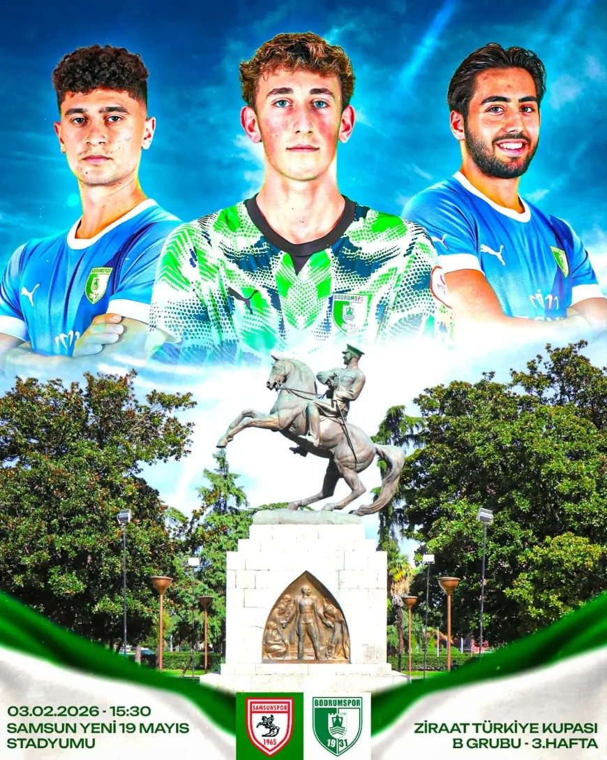 Bodrumspor Ziraat Türkiye Kupası İçin Samsun Yolunda: Kritik Maç Bugün!