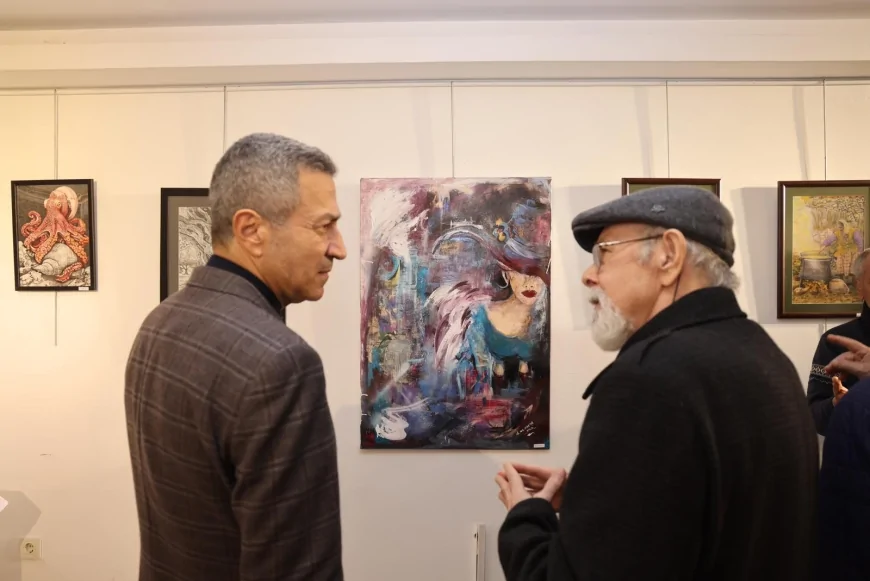 Marmaris’te Sanat Rüzgarı: “Ümit Burada” Resim Sergisi Sanatseverlerle Buluştu!