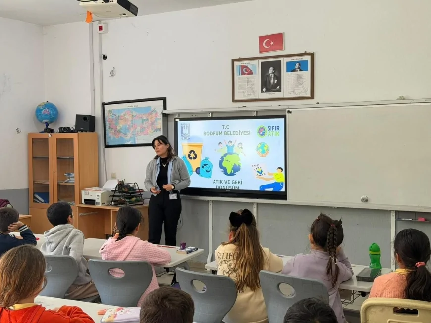 Bodrum Belediyesi’nden Çocuklara Gelecek Mirası: 5 Bin Öğrenciye Sıfır Atık Eğitimi