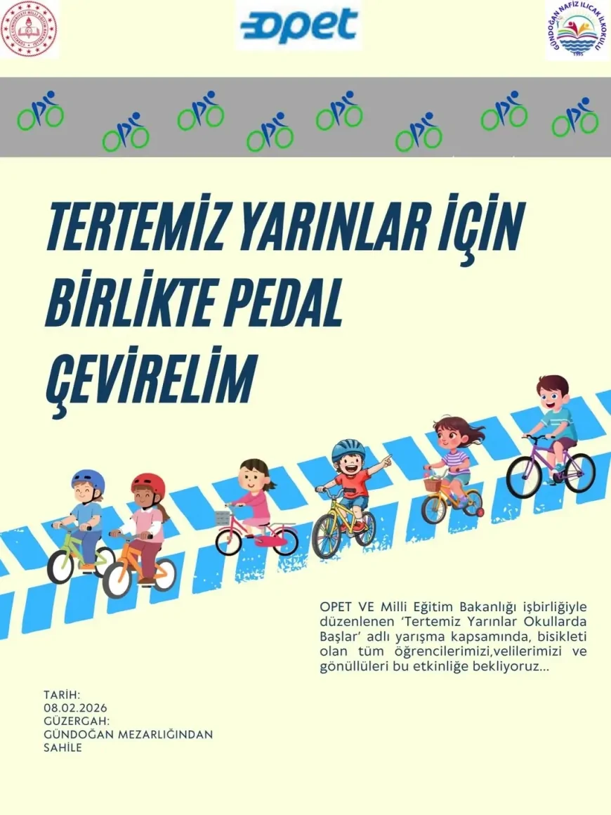 Gündoğan’da Anlamlı Hareketlilik: Tertemiz Yarınlar İçin Pedal Çevirecekler