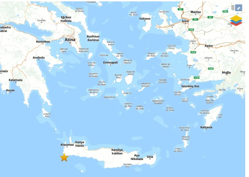 Bodrum Açıklarında 5 Büyüklüğünde Deprem Meydana Geldi