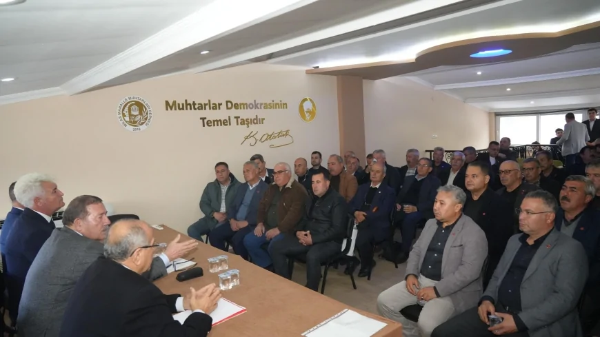 Milas’ta Ortak Akıl Zirvesi: Başkan Topuz Muhtarların Taleplerini Dinledi