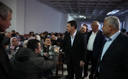 Kavaklıdere’de Birlik Ve Beraberlik Sofrası: Başkan Ahmet Aras Vatandaşlarla Buluştu