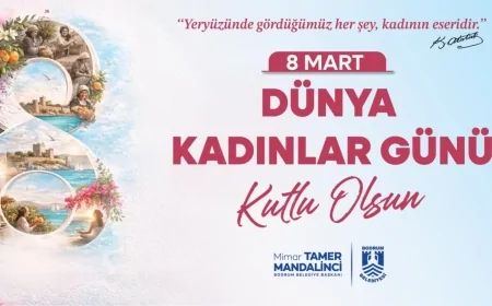 Başkan Tamer Mandalinci’den 8 Mart Mesajı: Kadınların Özgür Olduğu Bir Kent Özgür Bir Kenttir