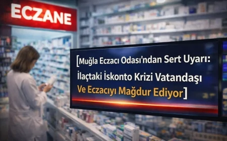Muğla Eczacı Odası’ndan Sert Uyarı: İlaçtaki İskonto Krizi Vatandaşı Ve Eczacıyı Mağdur Ediyor
