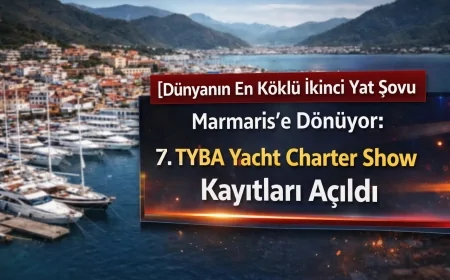 Dünyanın En Köklü İkinci Yat Şovu Marmaris’e Dönüyor: 7. TYBA Yacht Charter Show Kayıtları Açıldı