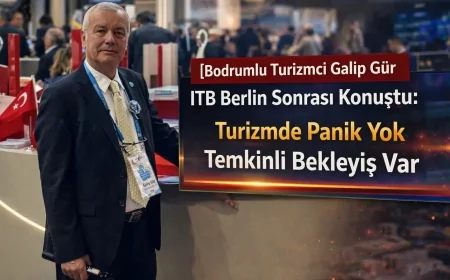 Bodrumlu Turizmci Galip Gür ITB Berlin Sonrası Konuştu: Turizmde Panik Yok Temkinli Bekleyiş Var